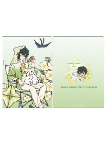 白泽&毛毯熊文件夹-三丽鸥cafe联名系列第一弹