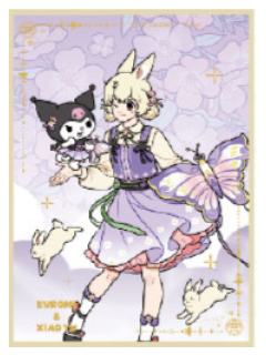 小玉&库洛米色纸-三丽鸥cafe联名系列第一弹