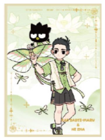 哪吒&酷企鹅色纸-三丽鸥cafe联名系列第一弹