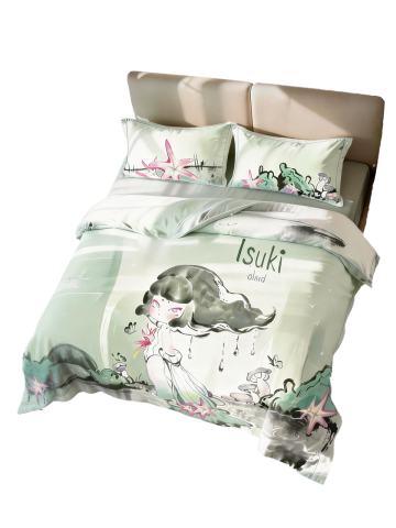 TSUKI春生云涌系列纯棉四件套