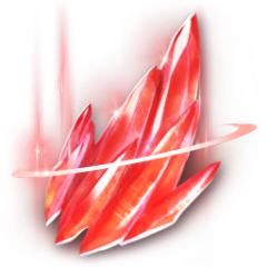 纯净的红宝石原石