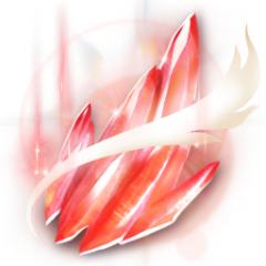 灿烂的红宝石原石