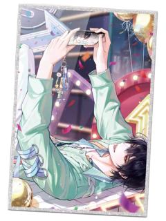 黑艾-双闪色纸 电波罗曼史 白色情人节限定周边