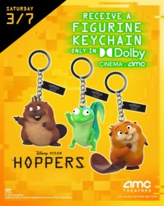 河狸变身计划系列钥匙扣