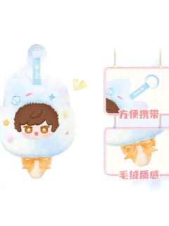白起款-绵绵甜享系列棉花糖毛绒挂件