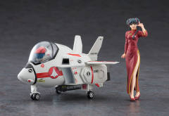 Eggplane Series 铃明美 Lynn Minmay (Chinese Dress) w/VF-1J Valkyrie-资料图