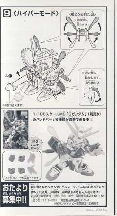 SD高达 BB战士 GF13-017NJII 神高达-资料图