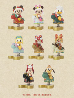 黛丝摇摇摆件盲盒-26新春米奇和朋友们系列-资料图