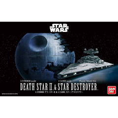 Spacecrafts & Vehicles 星球大战塑料模型 歼星舰&死星-资料图