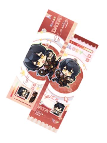 依诺(q版)隐藏款镭射票-战无止境系列