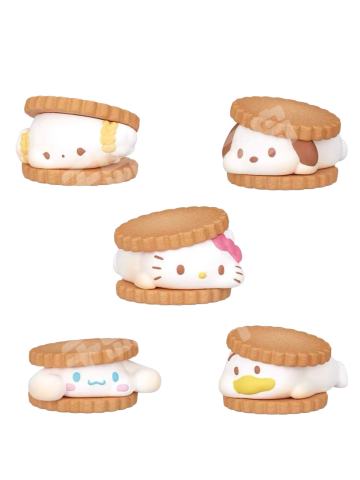 三丽鸥Hello Kitty棉花糖夹心饼干系列扭蛋萌粒