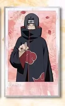 宇智波鼬（落雨款）拍立得火影忍者疾风传光影系列