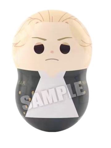 佐野万次郎摆件-东京卍复仇者转转花生不倒翁系列