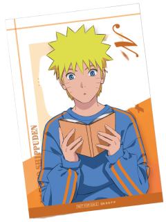 漩涡鸣人特典卡-疾风传读书会快闪