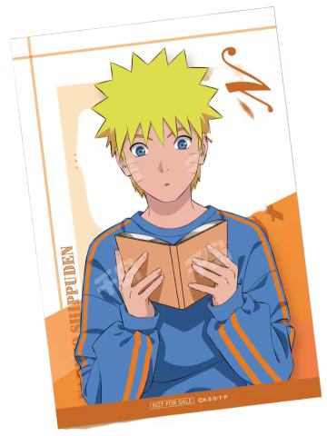 漩涡鸣人特典卡-疾风传读书会快闪