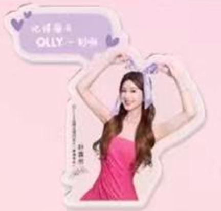 olly代言冰箱贴