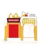 麦当劳亚克力展架