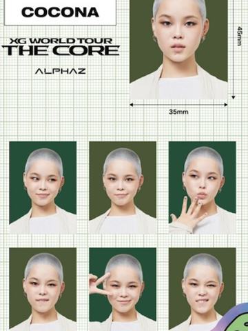 日巡证件照贴纸7