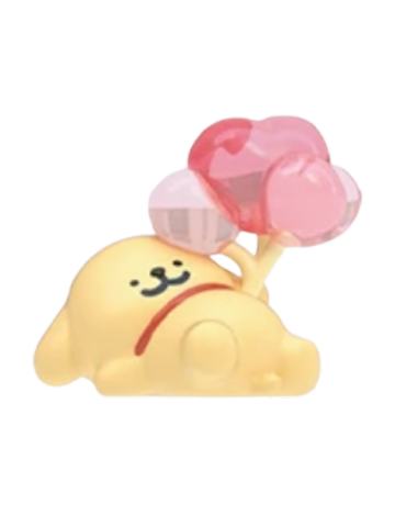 小金毛-爱心气球