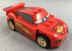 Lightning McQueen - Piston Cup Hood, White and Gold Wheels