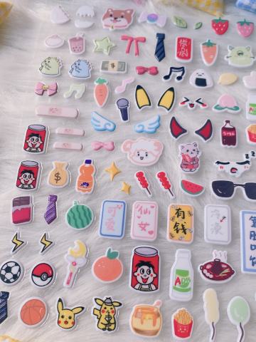 娃用贴纸-橘汁碎碎冰