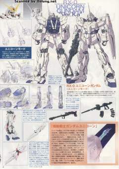 MG RX-0 独角兽高达 Ver.Ka 钛版-资料图