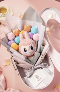 情人节毛绒公仔礼盒-资料图