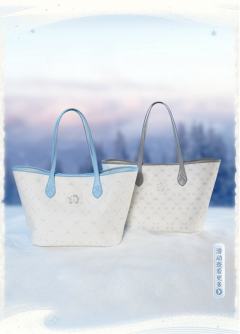 C-皮革托特包（灰色）-资料图