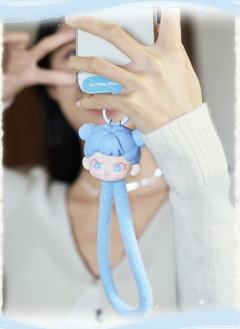 K-滴胶手机挂绳（蓝色）