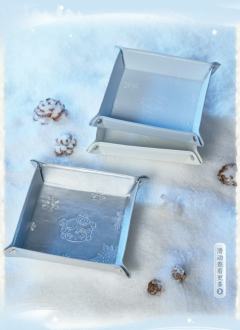 M-皮革置物垫（灰色）-资料图