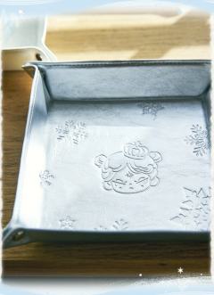 M-皮革置物垫（灰色）-资料图