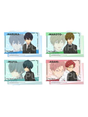 多人明信片套装-黑色校服系列