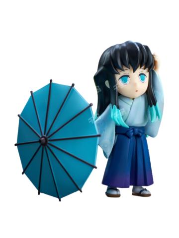 时透无一郎手办-梅雨系列Q版