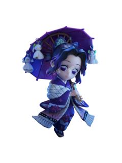 蝴蝶忍手办-梅雨系列Q版