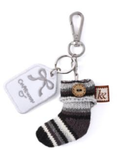 针织靴子挂件 采