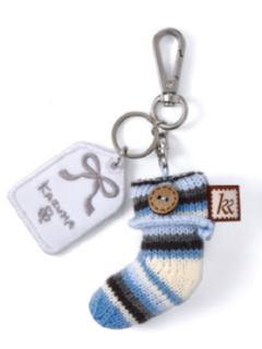 针织靴子挂件 叶