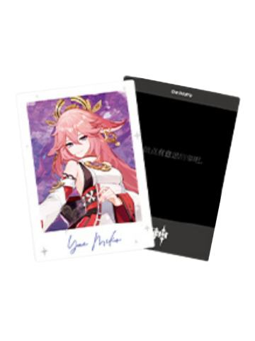 八重神子角色收藏卡-主题系列