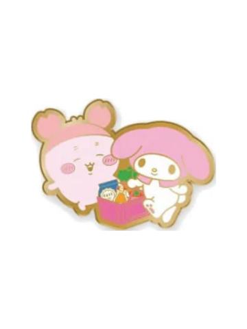 古本&美乐蒂金属徽章-三丽鸥联动超市系列