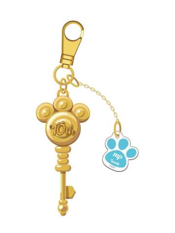 四叶环挂件-十周年庆纪念钥匙型