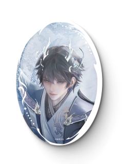 龙皓晨椭圆双闪徽章-无尽业系列