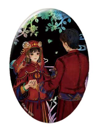 聂莫琪&宁子服仿螺钿徽章-花朝晴光系列