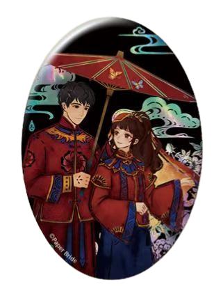 陶梦嫣&荀元丰仿螺钿徽章-花朝晴光系列