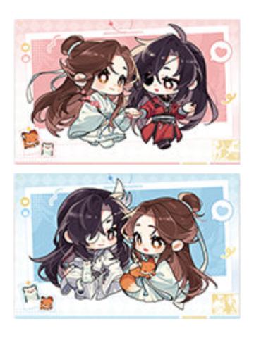 花城&谢怜(Q版拍立得组合)-觅星社朝暮与共系列