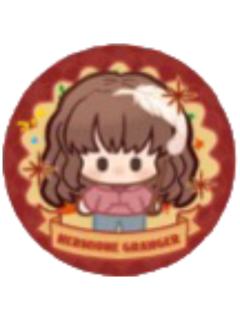 赫敏·格兰杰马口铁徽章-黑魔法降临系列