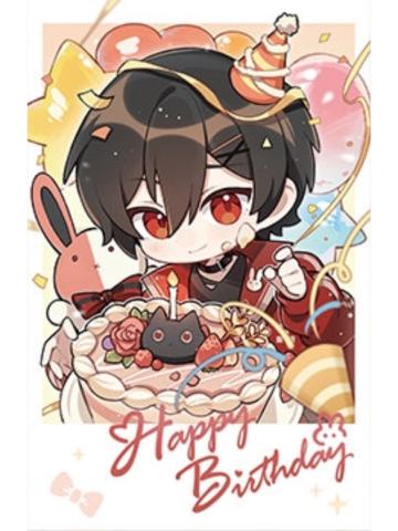 艾因附赠生日纪念小卡-2025艾因生日系列