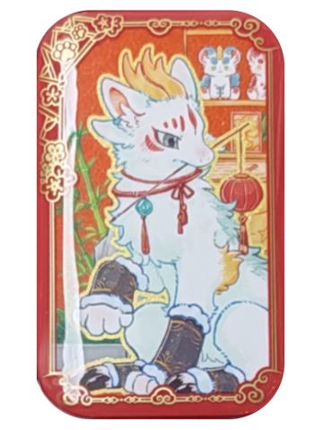 四不相马口铁徽章-灯火映岁系列