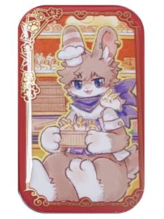 兔爷马口铁徽章-灯火映岁系列