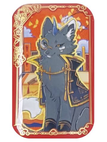 谛听马口铁徽章-灯火映岁系列