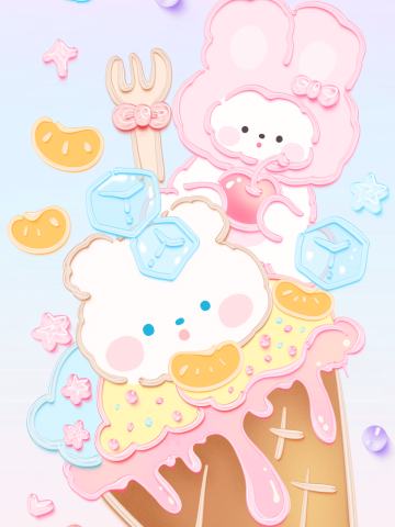 半糖甜筒(全套)