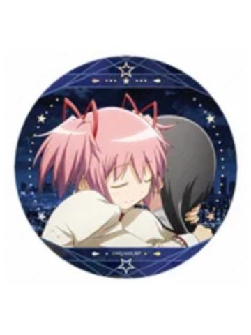 鹿目圆&晓美焰2徽章-烫色系列